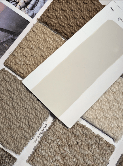 Among the cheapest flooring options is carpet.