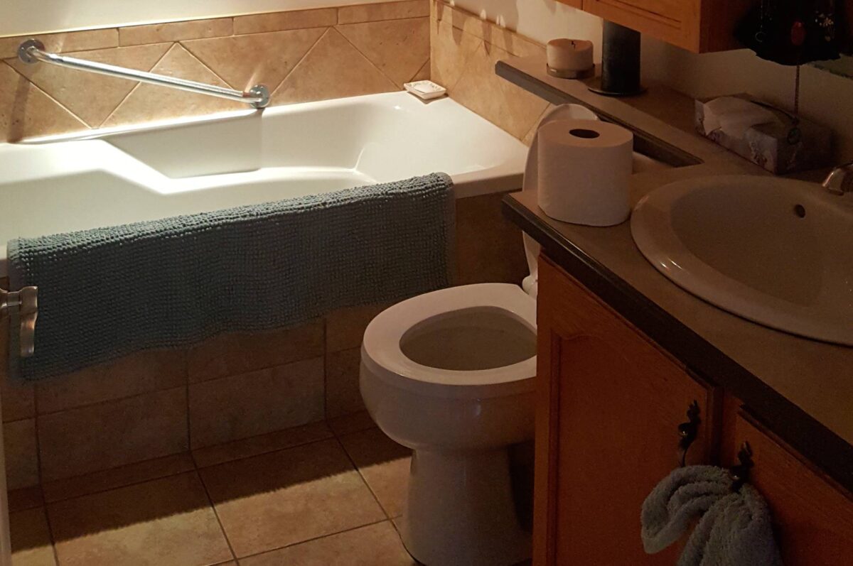 salle de bain avant rénovation