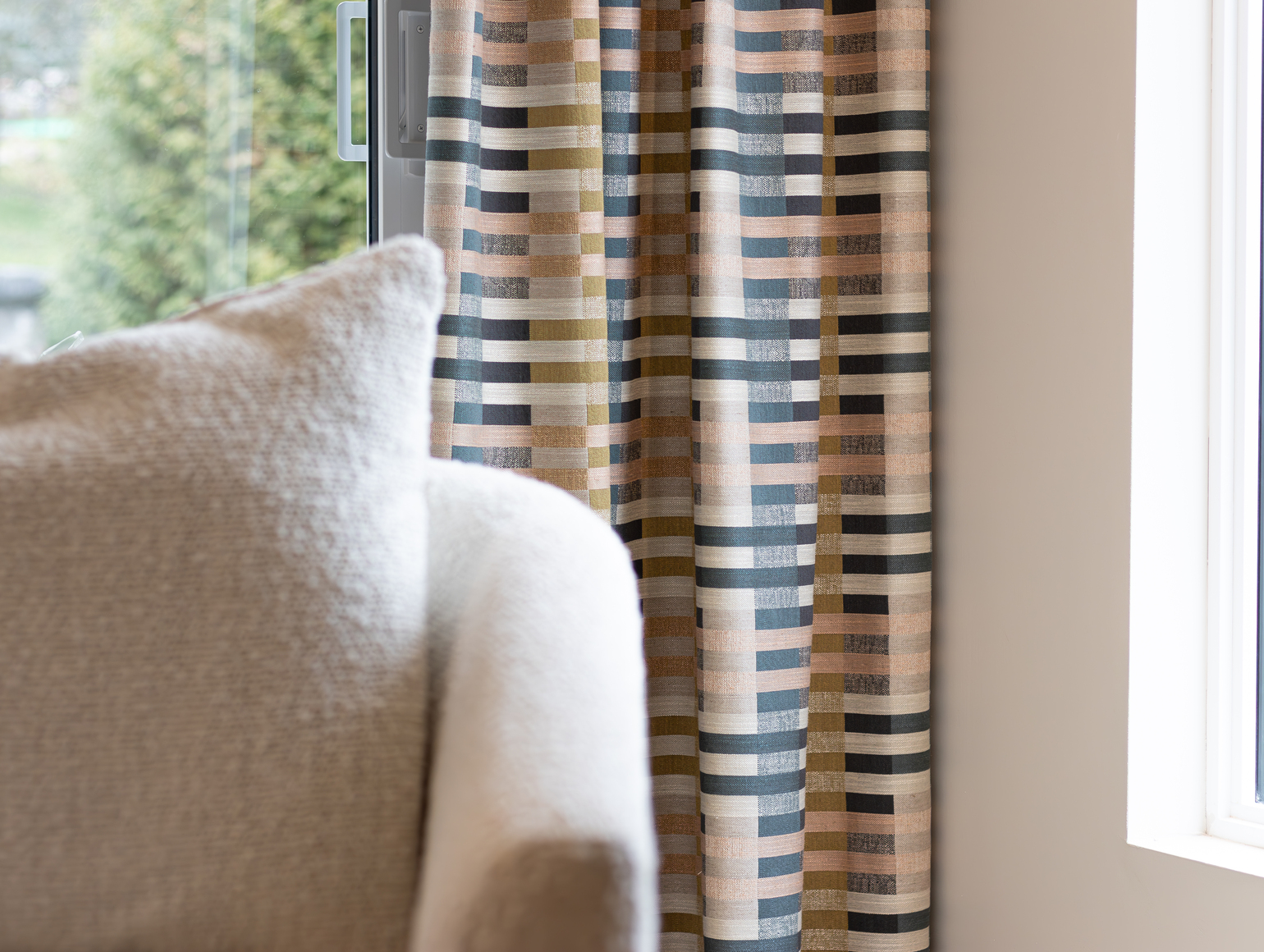 rideau sur mesure salon