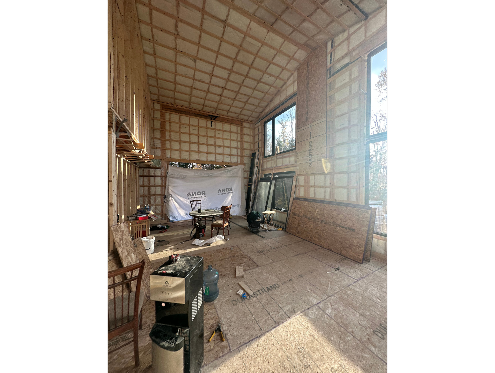 Avant rénovation Salon Lac-Beauport