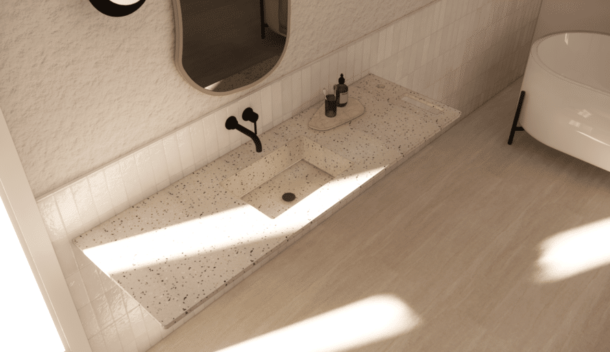 Lavabo Orée artisnal par Atelier C3 design