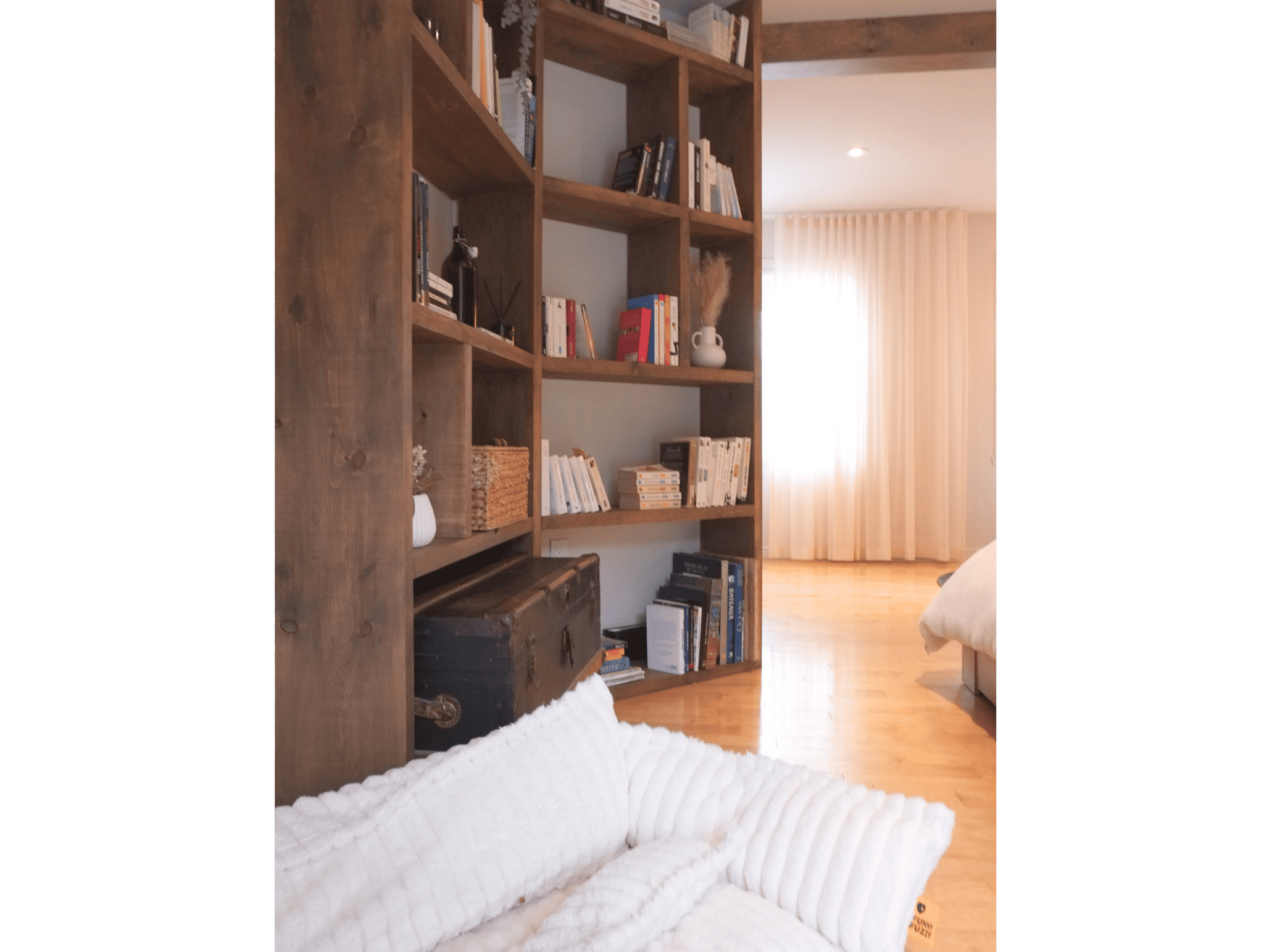 Rénovation québec, lac-beauport, biliothèque sur mesure