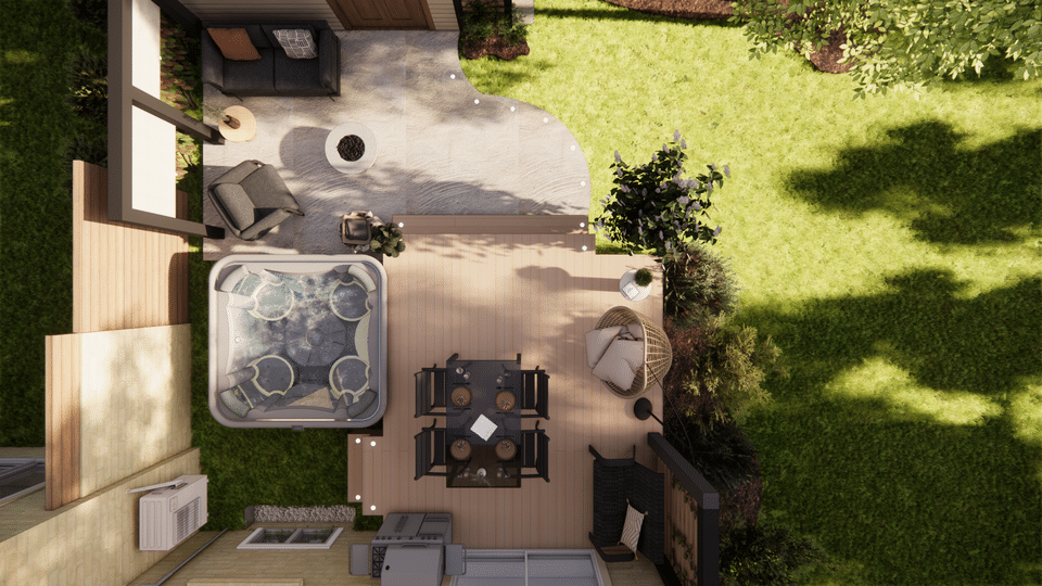 outdoor terrace Quebec